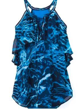 WHBM Lace Up Halter Top Size 2